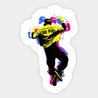 Supa Dancer Sticker